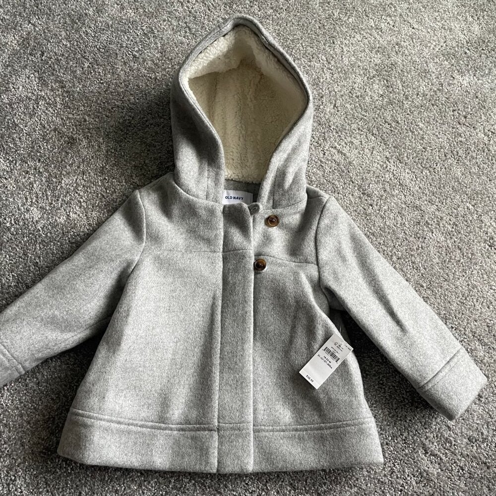 NWT Old Navy Peacoat 18-24M